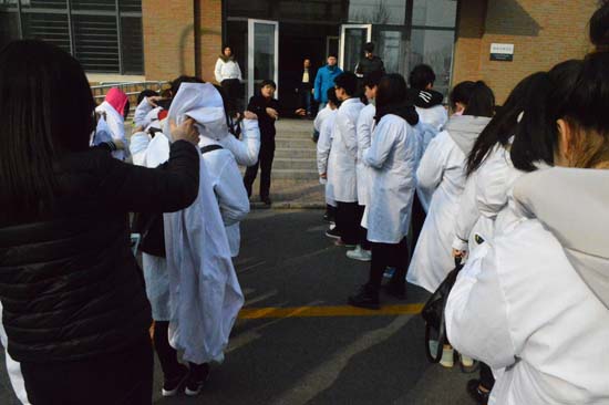 物工程学院开展实训室危险气体泄漏应急消防及